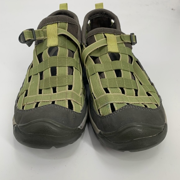 CHACO Paradox Shoe Woven Green Hiking Outdoor 10 - Picture 3 of 9